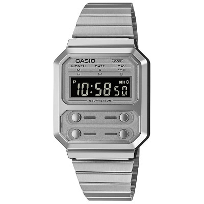 Casio® Digital 'Vintage' Herren Uhr A100WE-7BEF