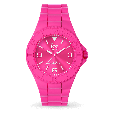Ice Watch® Analog 'Ice Generation - Flashy Pink' Damen Uhr (Medium) 019163