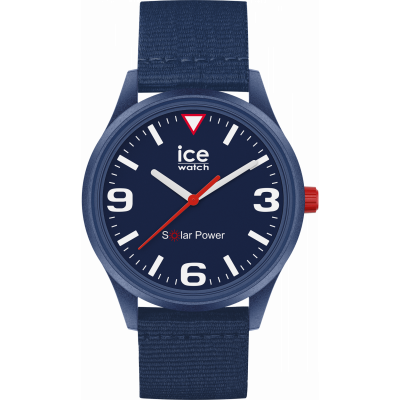 Ice Watch® Analog 'Ice Solar Power - Blue Tide' Unisex Uhr (Medium) 020059