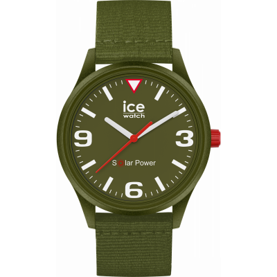 Ice Watch® Analog 'Ice Solar Power - Khaki Tide' Unisex Uhr (Medium) 020060