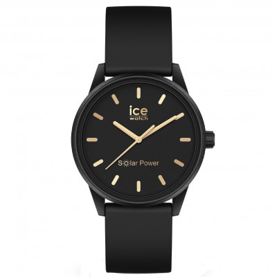 Ice Watch® Analog 'Ice Solar Power - Black Gold' Damen Uhr (Small) 020302