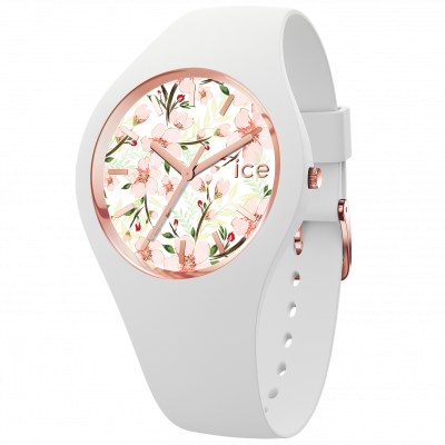 Ice Watch® Analog 'Ice Flower - White Sage' Damen's Uhren (Medium) 020516
