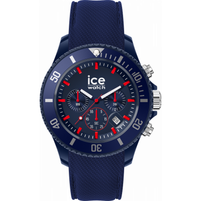 Ice Watch® Chronograph 'Ice Chrono - Dark Blue Red' Herren Uhr 020622