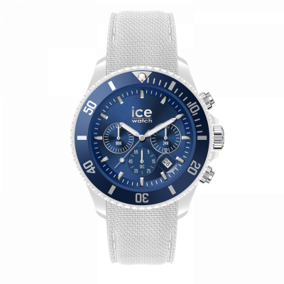 Ice Watch® Chronograph 'Ice Chrono - White Blue' Herren Uhr (Large) 020624