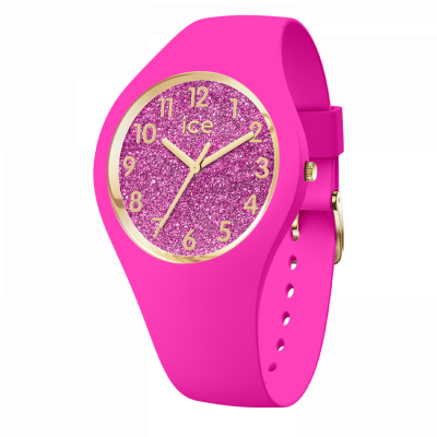 Ice Watch® Analog 'Ice Glitter - Neon Pink' Damen Uhr 021224