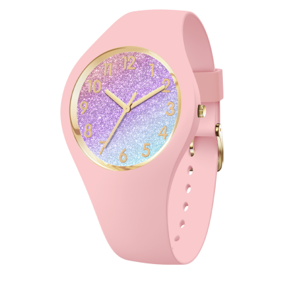 Ice Watch® Analog 'Ice Glitter - Pink Cosmic' Mädchen Uhr (Small) 022569