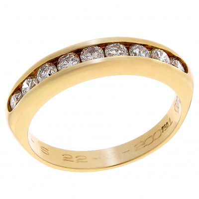 Orphelia® Damen Gelbgold 18K Ring - Gold RD-3003