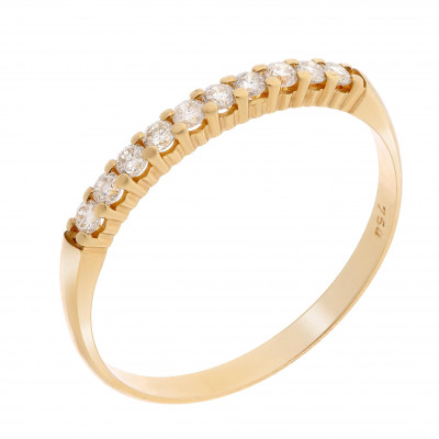 Orphelia® Damen Gelbgold 18K Ring - Gold RD-3007