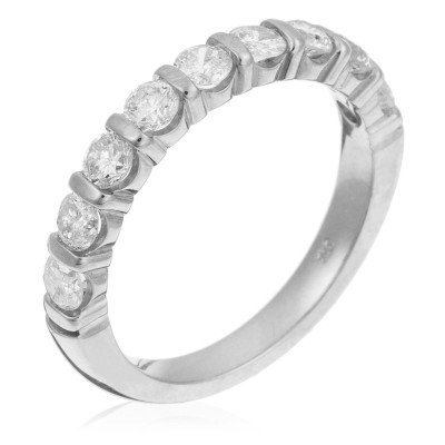 Orphelia® Damen Weißgold 18K Ring - Silber RD-3013/1