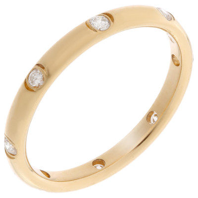 Orphelia® Unisex Gelbgold 18K Ring - Gold RD-3084