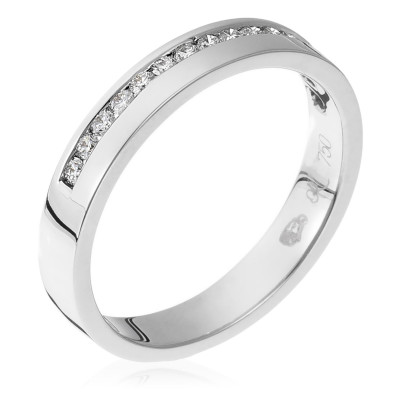 Orphelia® Damen Weißgold 18K Ring - Silber RD-3243