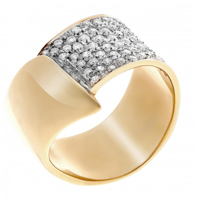 Orphelia® Damen Gelbgold 18K Ring - Gold RD-3283