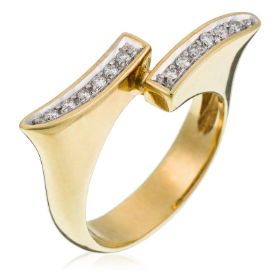 Orphelia® Damen Gelbgold 18K Ring - Gold RD-33069