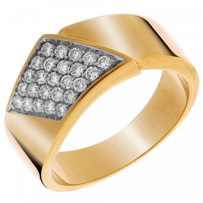 Orphelia® Damen Gelbgold 18K Ring - Gold RD-33073
