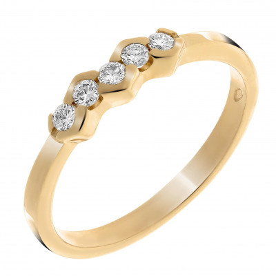 Orphelia® Damen Gelbgold 18K Ring - Gold RD-33215