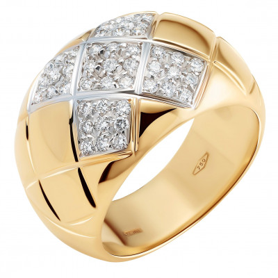 Orphelia® Damen Gelbgold 18K Ring - Gold RD-3354