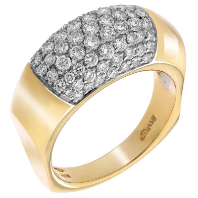 Orphelia® Damen Gelbgold 18K Ring - Gold RD-3767