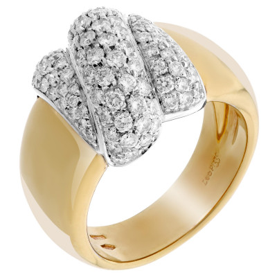 Orphelia® Damen Gelbgold 18K Ring - Gold RD-3768