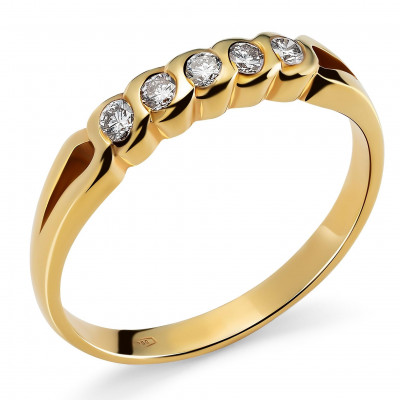 Orphelia® Damen Gelbgold 18K Ring - Gold RD-3903