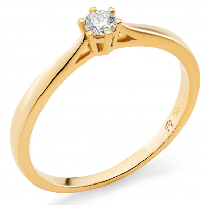 Orphelia® Damen Gelbgold 18K Ring - Gold RD-3919