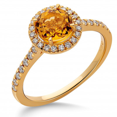 Orphelia® Damen Gelbgold 18K Ring - Gold RD-3925