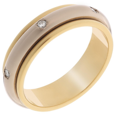 Orphelia® Damen Gelbgold 18K Ring TRD-DA05/B/DE