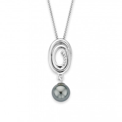 Orphelia® 'Eden' Damen Sterling Silber Halskette mit Anhänger - Silber ZH-7116