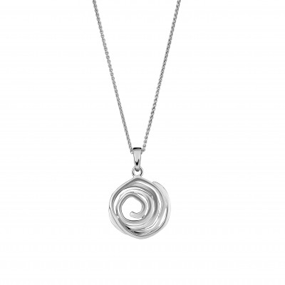 Orphelia® 'Apolline' Damen Sterling Silber Halskette mit Anhänger - Silber ZH-7500
