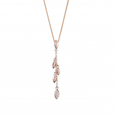 Orphelia® 'Loana' Damen Sterling Silber Halskette mit Anhänger - Rosé ZH-7505/RG