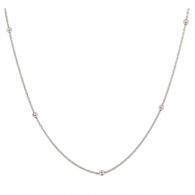 Orphelia® Damen Sterling Silber Halsketten ohne Anhänger - Silber ZK-7200