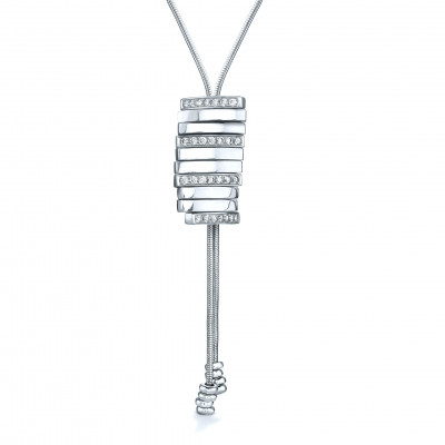 Orphelia® Damen Sterling Silber Halsband - Silber ZK-7363