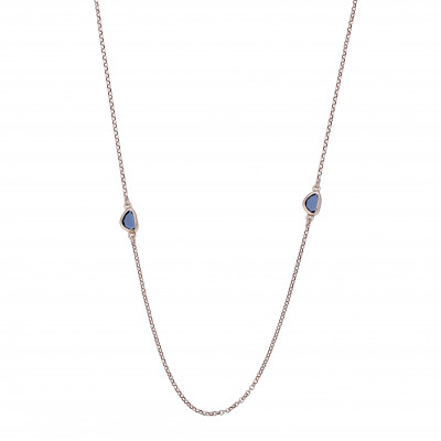 Orphelia® 'Euphemia' Damen Sterling Silber Halsband - Rosé ZK-7411