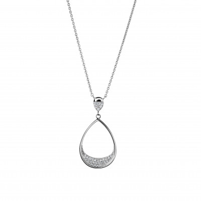 Orphelia® 'Jolina' Damen Sterling Silber Halskette mit Anhänger - Silber ZK-7490