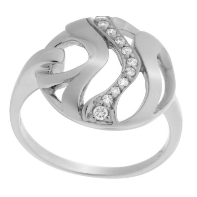Orphelia® Damen Sterling Silber Ring - Silber ZR-7085