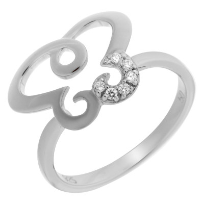 Orphelia® Damen Sterling Silber Ring - Silber ZR-7088