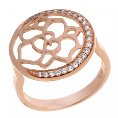 Orphelia® Damen Sterling Silber Ring - Rosé ZR-7089/1