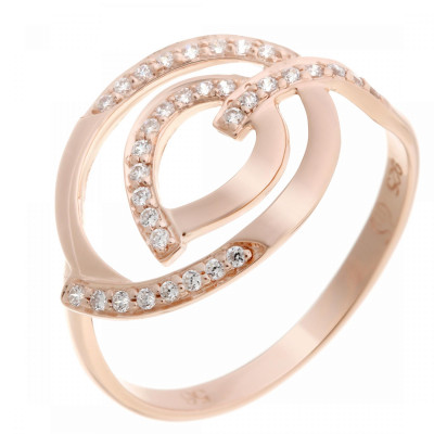 Orphelia® Damen Sterling Silber Ring - Rosé ZR-7114/RG