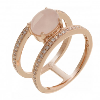 Orphelia® Damen Sterling Silber Ring - Rosé ZR-7122/RG