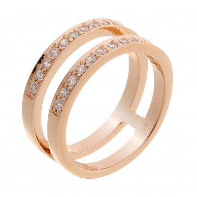 Orphelia® Damen Sterling Silber Ring - Rosé ZR-7124/RG