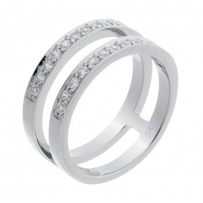 Orphelia® Damen Sterling Silber Ring - Silber ZR-7124