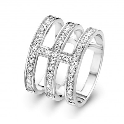 Orphelia® Damen Sterling Silber Ring - Silber ZR-7125