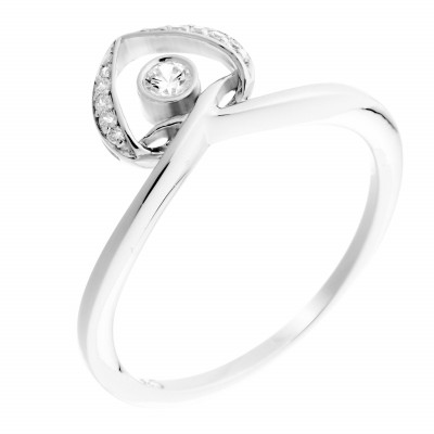 Orphelia® Damen Sterling Silber Ring - Silber ZR-7126
