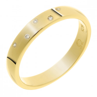 Orphelia® Damen Sterling Silber Ring - Gold ZR-7130/G