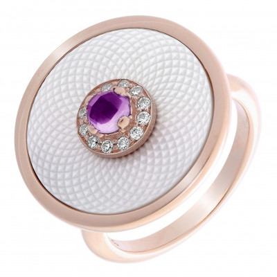 Orphelia® Damen Sterling Silber Ring - Rosé ZR-7293