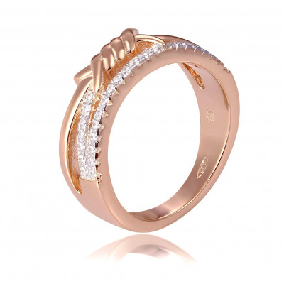 Orphelia® Damen Sterling Silber Ring - Rosé ZR-7421