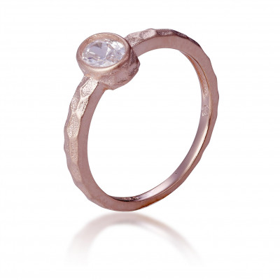 Orphelia® 'Robin' Damen Sterling Silber Ring - Rosé ZR-7434