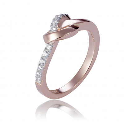 Orphelia® Damen Sterling Silber Ring - Rosé ZR-7463