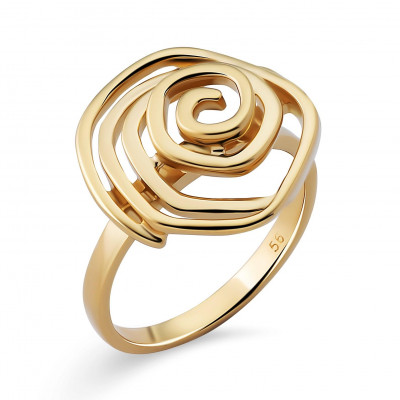 Orphelia® Damen Sterling Silber Ring - Gold ZR-7500/G