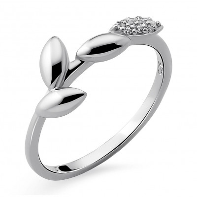 Orphelia® Damen Sterling Silber Ring - Silber ZR-7505