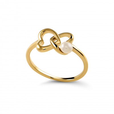 Orphelia® 'Lili' Damen Sterling Silber Ring - Gold ZR-7513/G